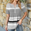 Afslappet Stribet Bluse