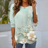 Vintage T-Shirt Med Blomsterprint