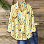 Afslappet Blomsterprintbluse